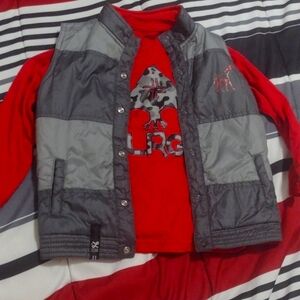 Boy's LRG Vest and Long Sleeve T-shirt Size 4T